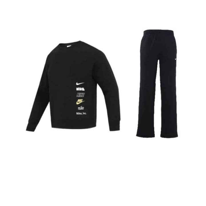 Nike Nike As M Nk Club+Bb Crew M Casual Sportswear Unisex Black