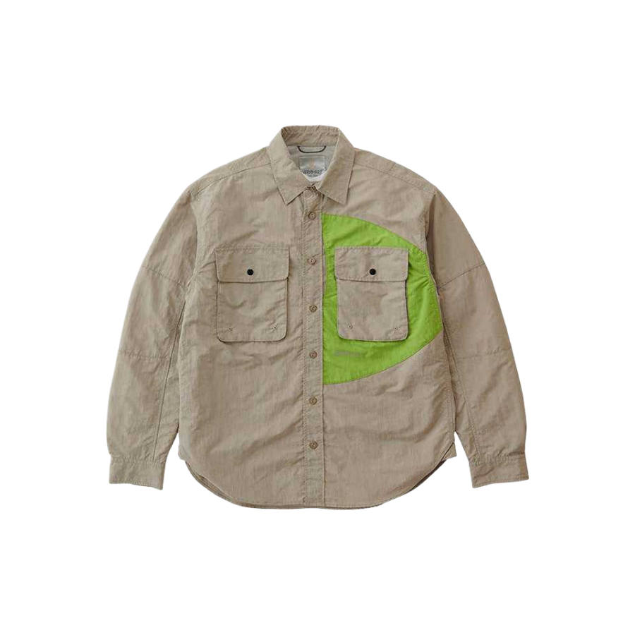 Gramicci Shirts Men's Lapel Moderate Shirt