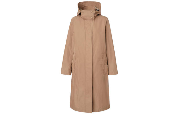 Burberry detachable hood car coat