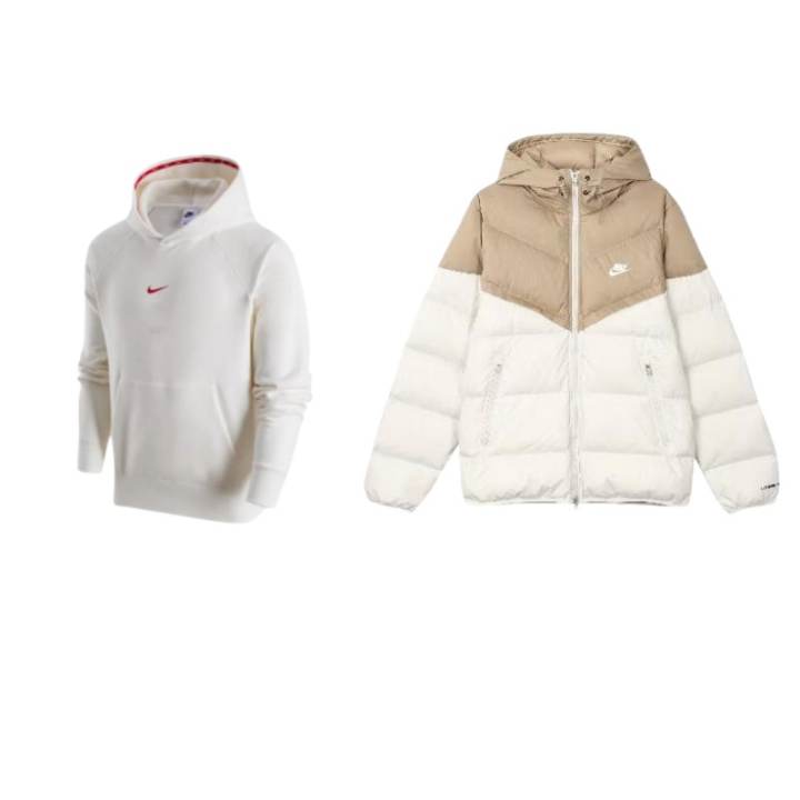 Nike Nike CNY FW23 Logo Patterned Print Fleece Lined Pullover Hoodie Comfortable Multicolor Casual Sportswear Men's
