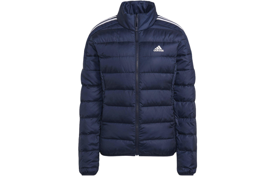 Adidas Adidas Down Jackets Women's Dark Blue Stand Collar Moderate Other