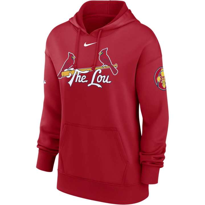 Nike Nike x MLB Authentic Collection City Connect Practice Dri FIT Sweatshirt Women's Red