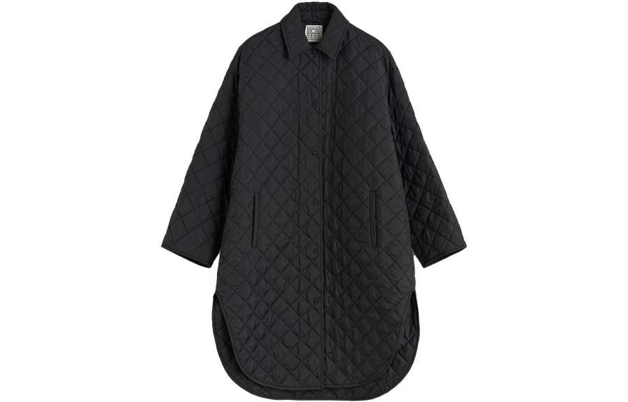 Toteme quilted cocoon coat