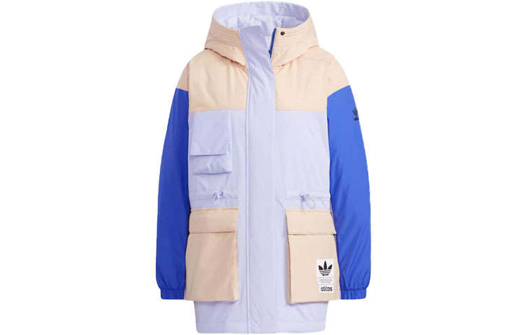 Adidas Originals Adidas Originals Down Jackets Women's Multicolor Hooded Moderate Down Jacket
