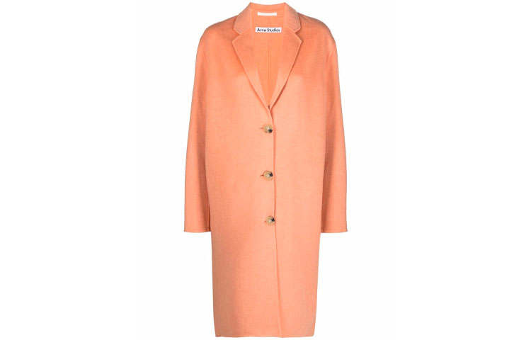Acne Studios Acne Studios Coats Women's Pink Lapel Moderate