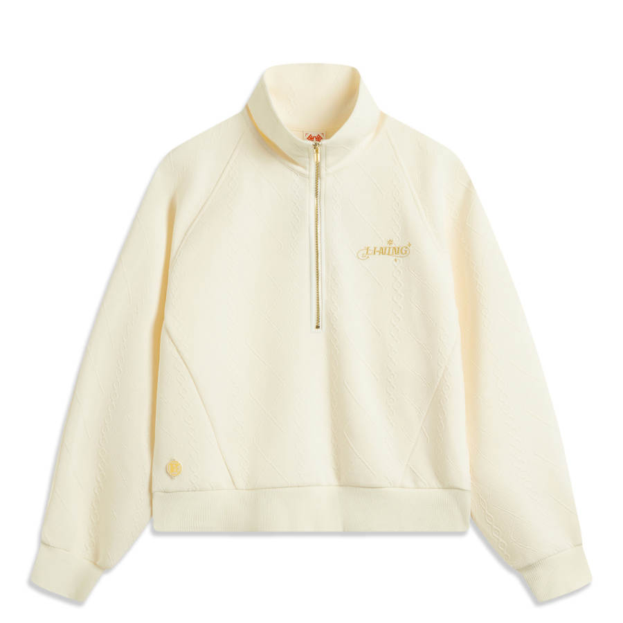 Li-Ning Li Ning Rijin Doujin Collection Sweatshirt Women's Ecru