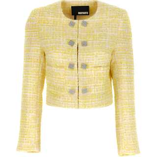 Rotate Boucle Cropped Jacket