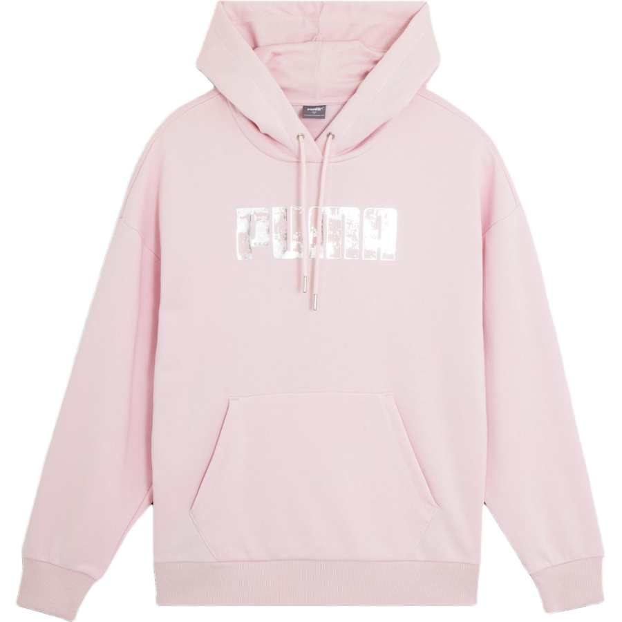 PUMA Sweatshirts Women's Pink Hooded Moderate Other