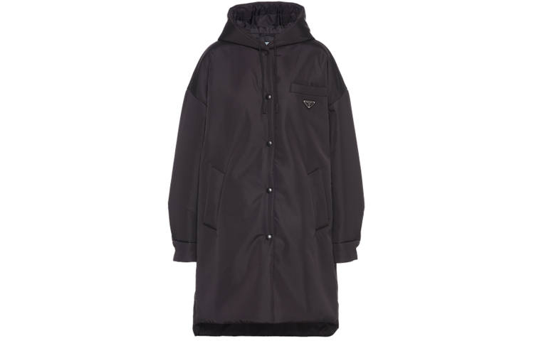 PRADA Prada Re-Nylon triangle-logo raincoat