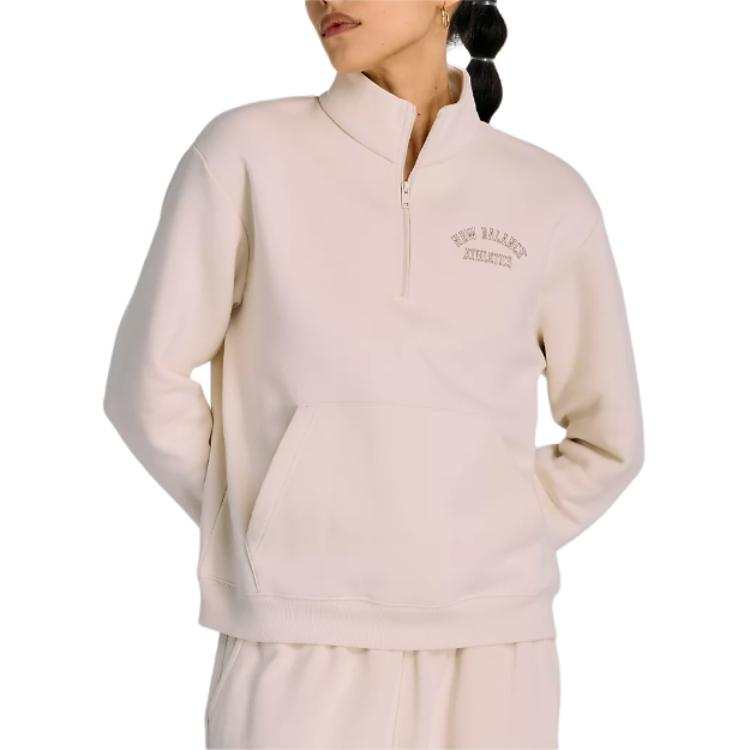 New Balance New Balance Graphic Quarter Zip Sweatshirt Women's Linen