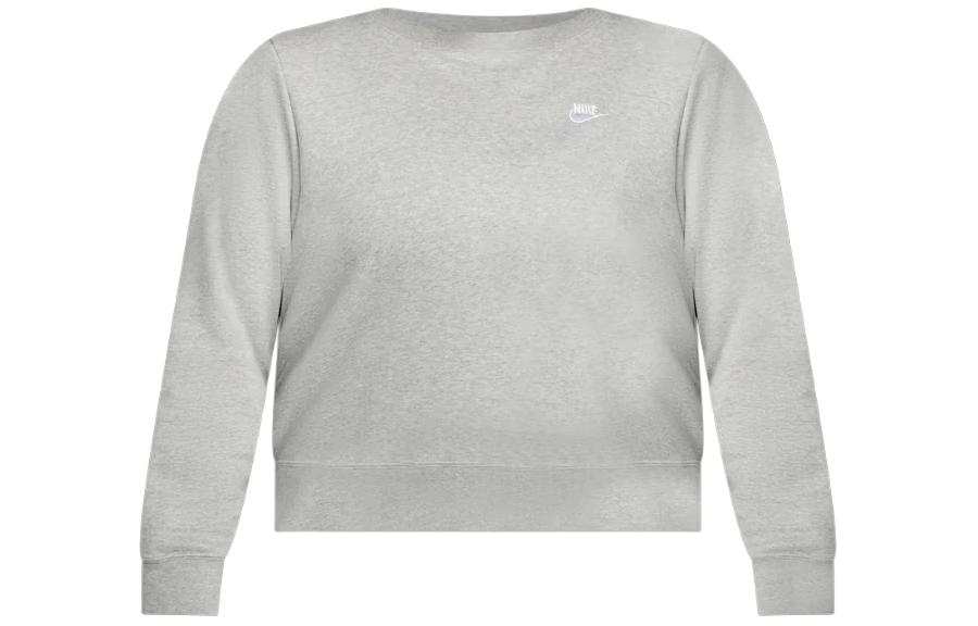 Nike Nike Sportswear Club Fleece Sweatshirt Women's Dark Gray Heather/White