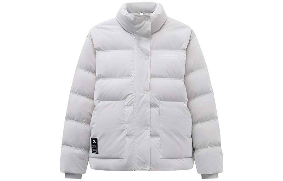 ANTA Life Collection Jackets Women's Tone Gray Stand Collar Thickened Other