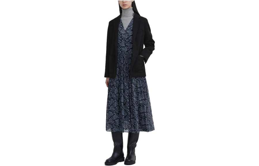 UNIQLO X Clare Waight Keller Business Suits Women's Black Suit Collar Moderate Other