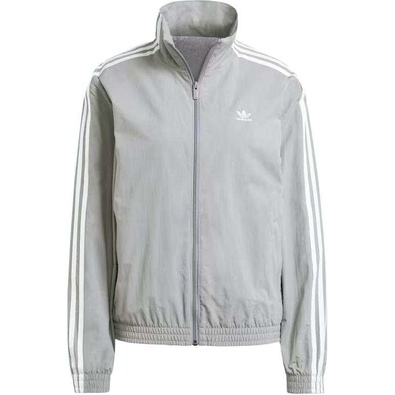 Adidas Originals Adidas Women's Woven Track Top Grey Three