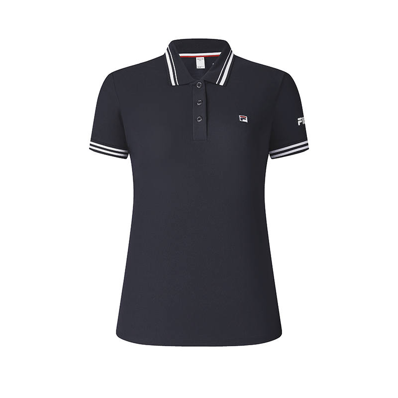 FILA Athletics Polo Shirt Women's RD Royal Blue NV