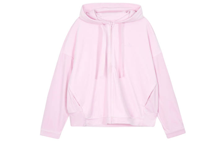 Adidas Adidas Jackets Women's Clear Pink Hooded Moderate Other