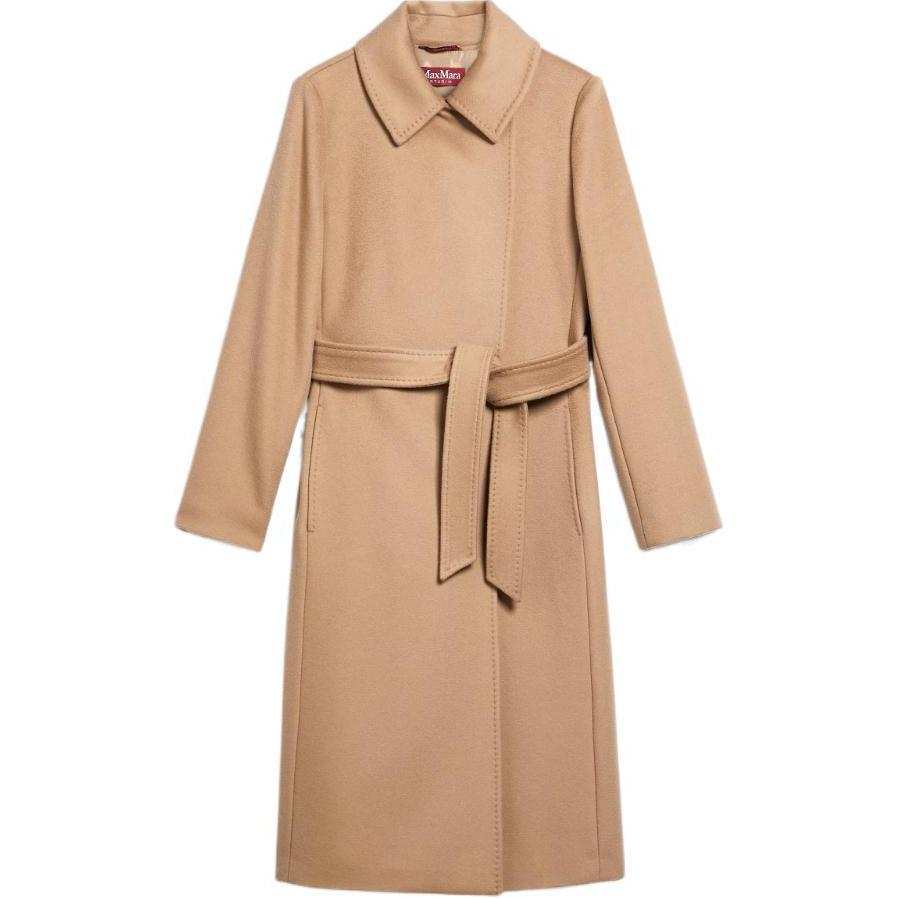 MaxMara Studio MaxMara Studio belted wool coat