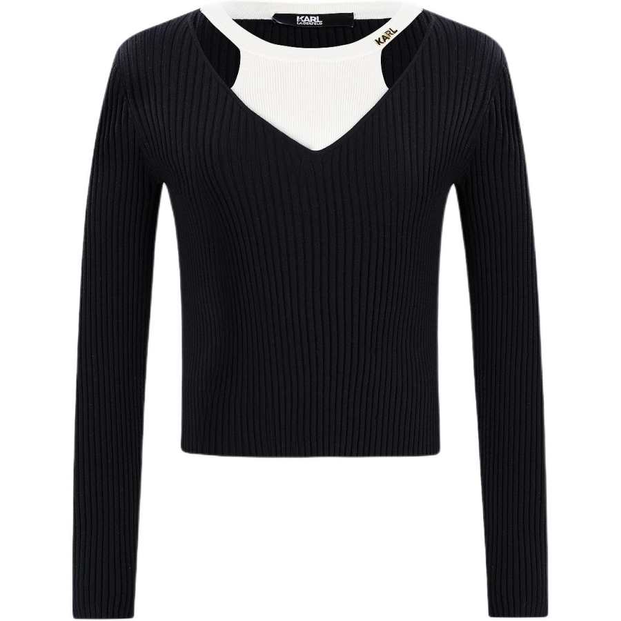KARL LAGERFELD / Karl Lagerfeld Jeans Knitwear Women's Black