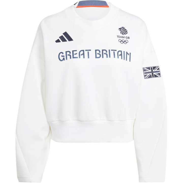 Adidas Adidas UK Training Sweatshirt Olympics Collection Team GB Sweatshirt Women's White