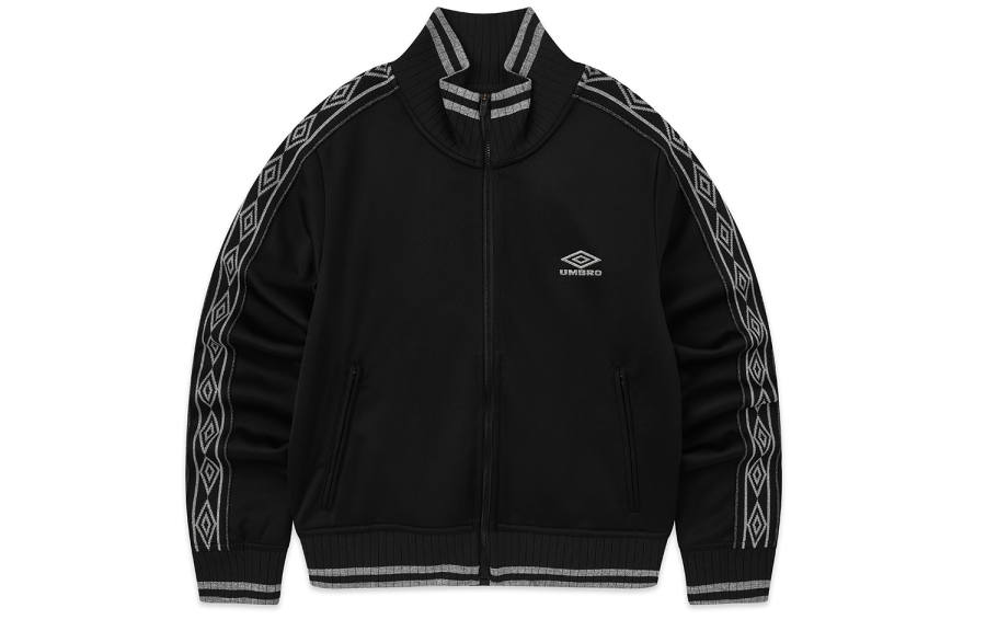 Umbro Jackets Women's Gaze Black Stand Collar Moderate Workwear