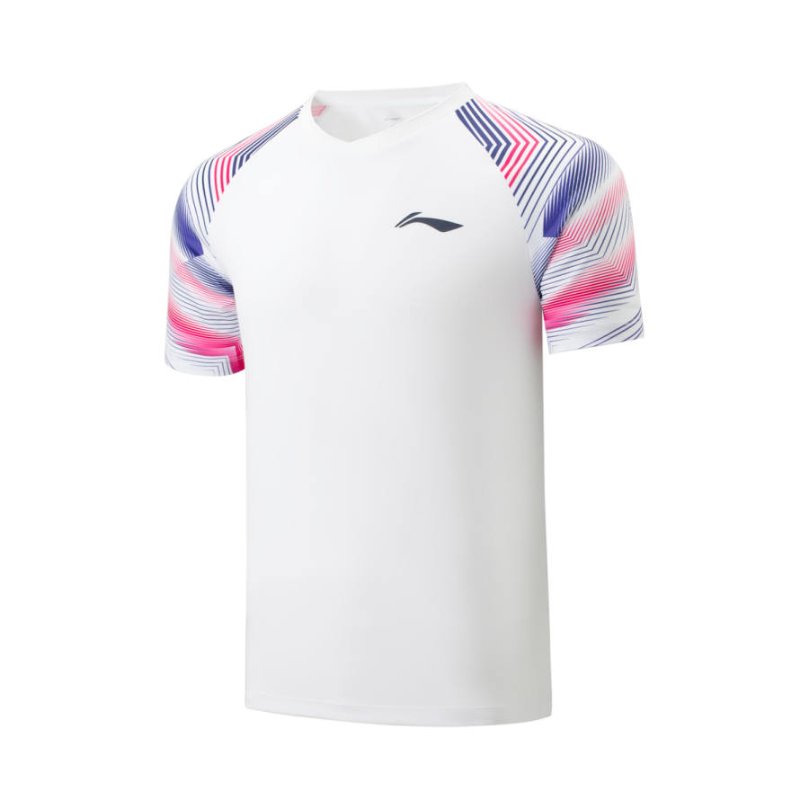 Li-Ning Li Ning Badminton Collection T Shirt Unisex Standard White