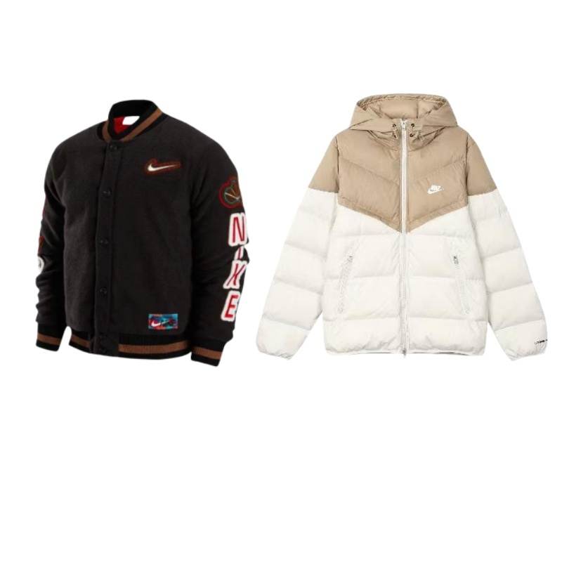 Nike Nike CNY Collection Baseball Collar Letter Fleece Lined Hooded Zippers Long Sleeved Casual Sportswear Unisex