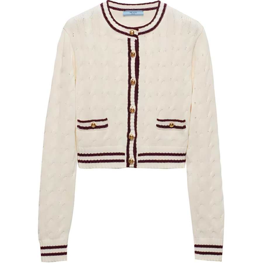 PRADA PRADA SS24 Knitwear Women's Ivory