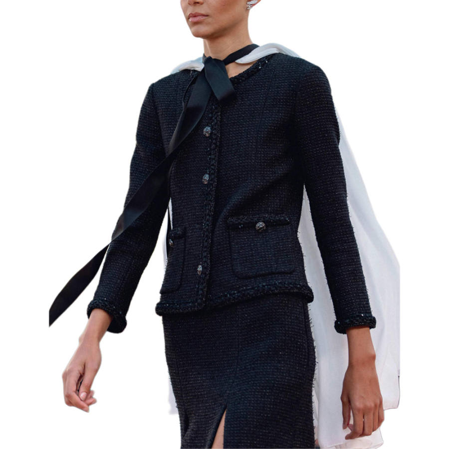 CHANEL 25S Spring Summer Collection Jackets & Coats Women's Black