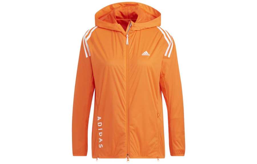 Adidas Adidas Jackets Women's Orange Hooded Moderate Other