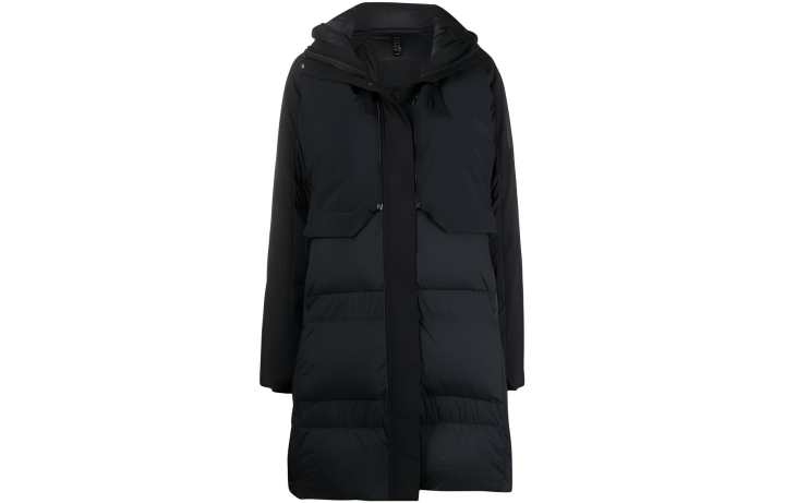 Adidas Adidas Coats Women's Black Hooded Moderate