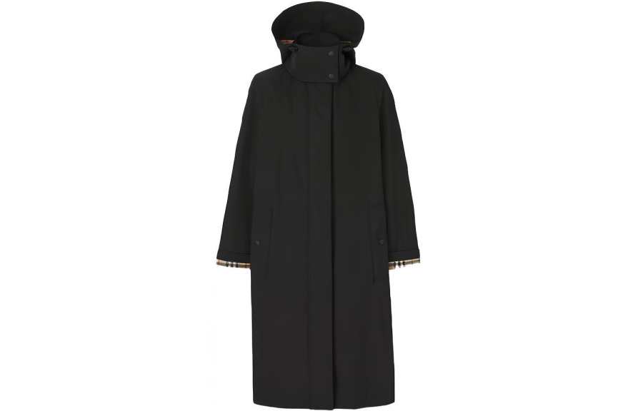 Burberry Coats Women's Black Moderate