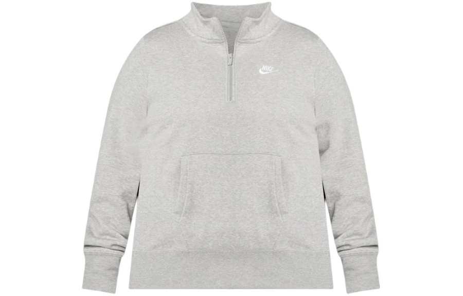 Nike Nike Sportswear Club Fleece Sweatshirt Women's Dark Gray Heather/White