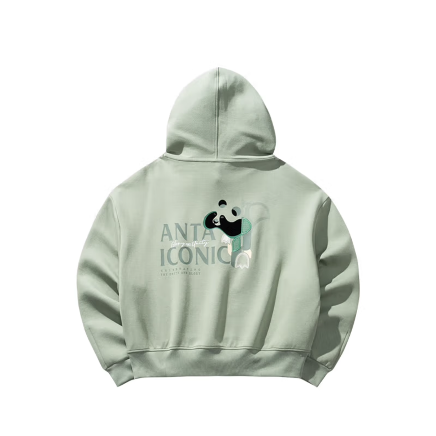 Anta Life Collection Sweatshirt Women's Jade Gray Green