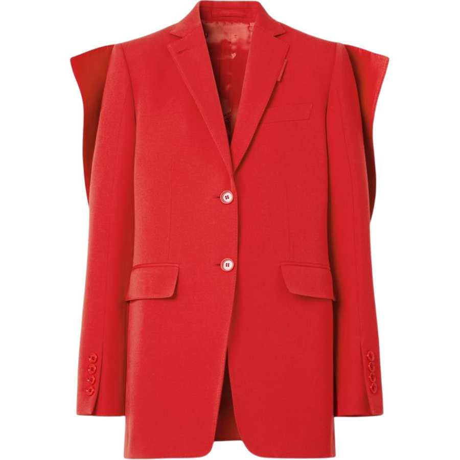 Burberry Business Suit Coat Women's Red