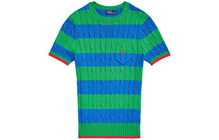 Polo Ralph Lauren SS24 Knitwear Women's Preppy Green