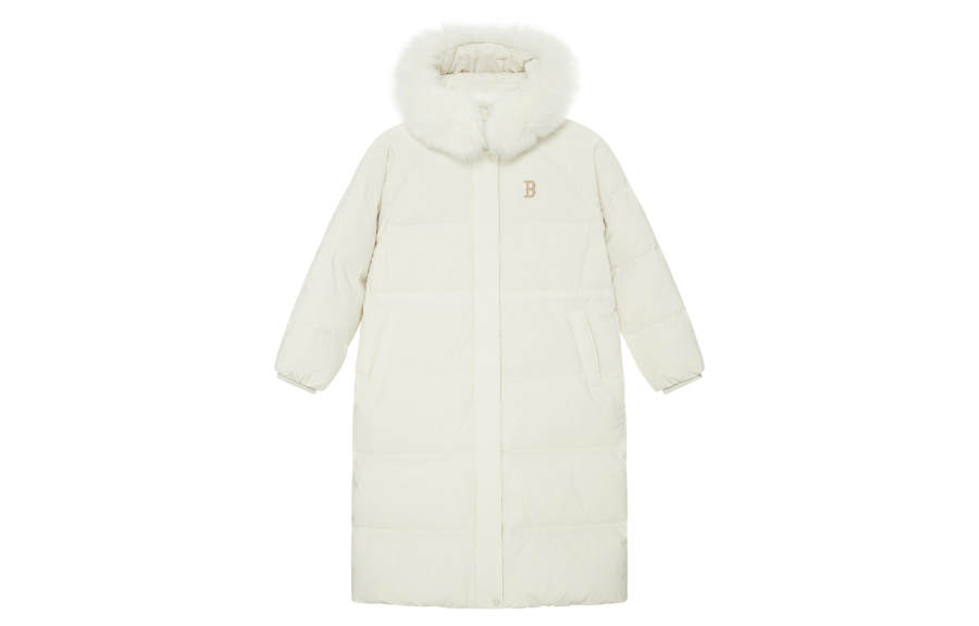MLB MLB Basic Collection Basic Boston Red Sox Down Jacket Women's Dark Cream