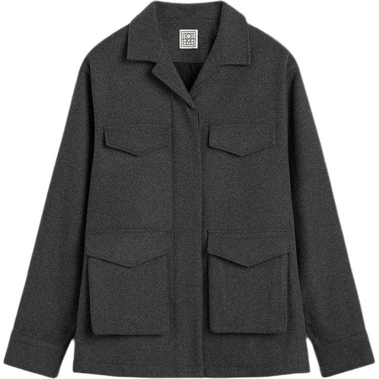 Toteme felted cargo jacket