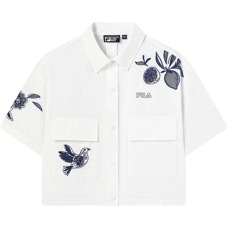 FILA SS25 Shirt Women's Cloud White WT