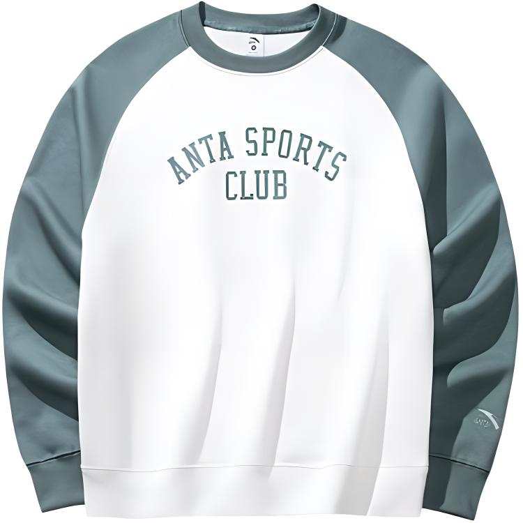 Anta Life Collection Sweatshirt Women's Ivory White/Tree Green