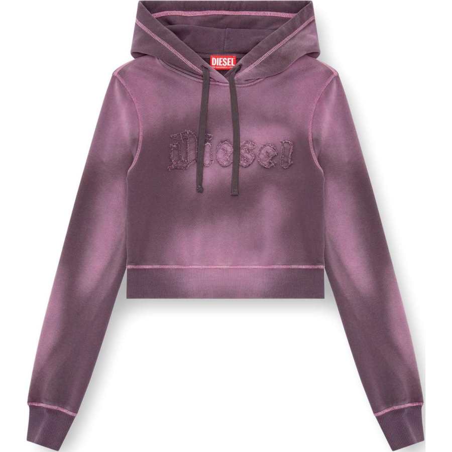Diesel F-Slimmy embroidered logo hoodie