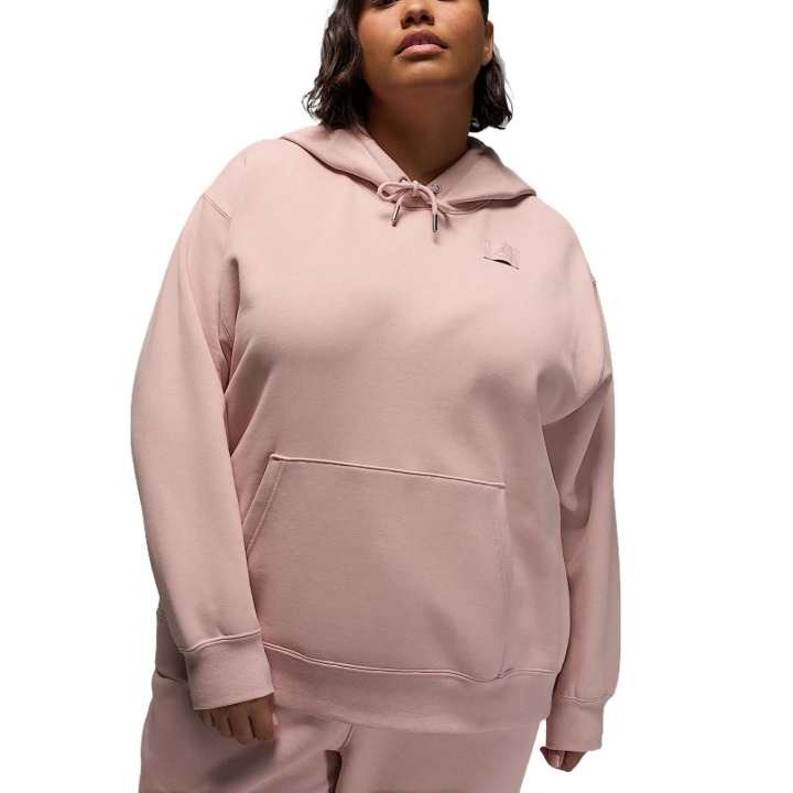 Jordan Jordan Flight Fleece Women's Satin Lined Pullover Hoodie Plus Size