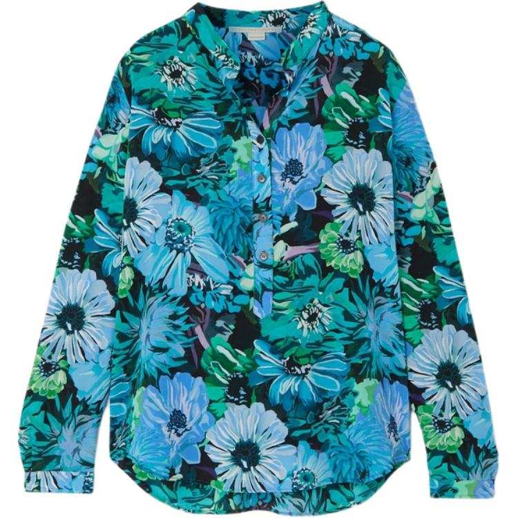 Stella McCartney floral-print silk blouse