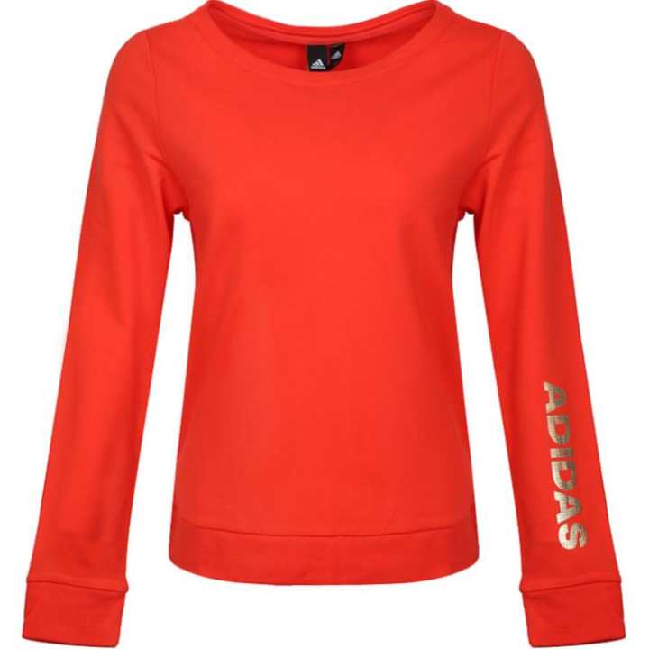 Adidas Adidas Sweatshirts Women's Red Crew Neck Moderate