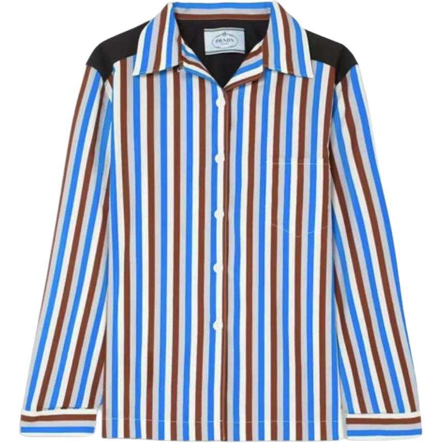 PRADA PRADA Shirts Women's Multicolor Lapel Moderate Other