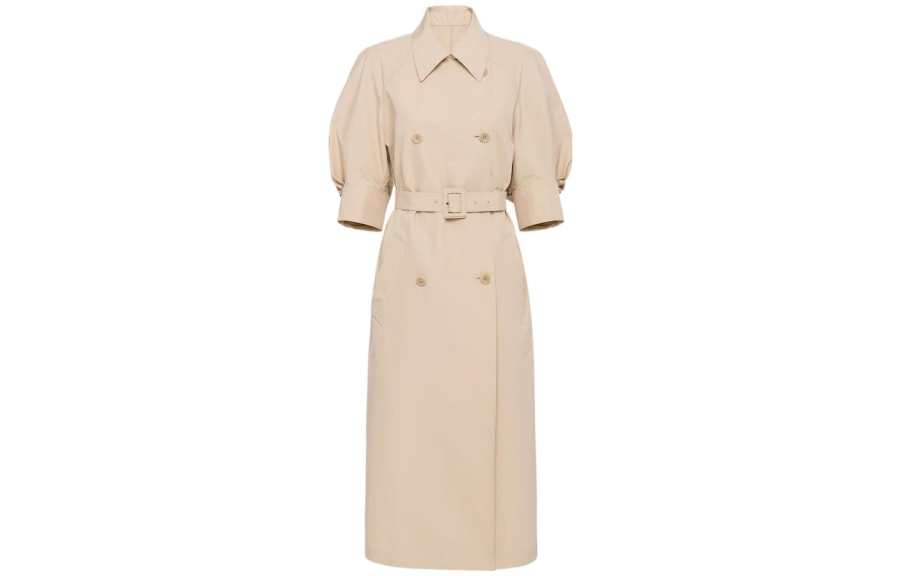 PRADA PRADA Coats Women's Brown Lapel Moderate