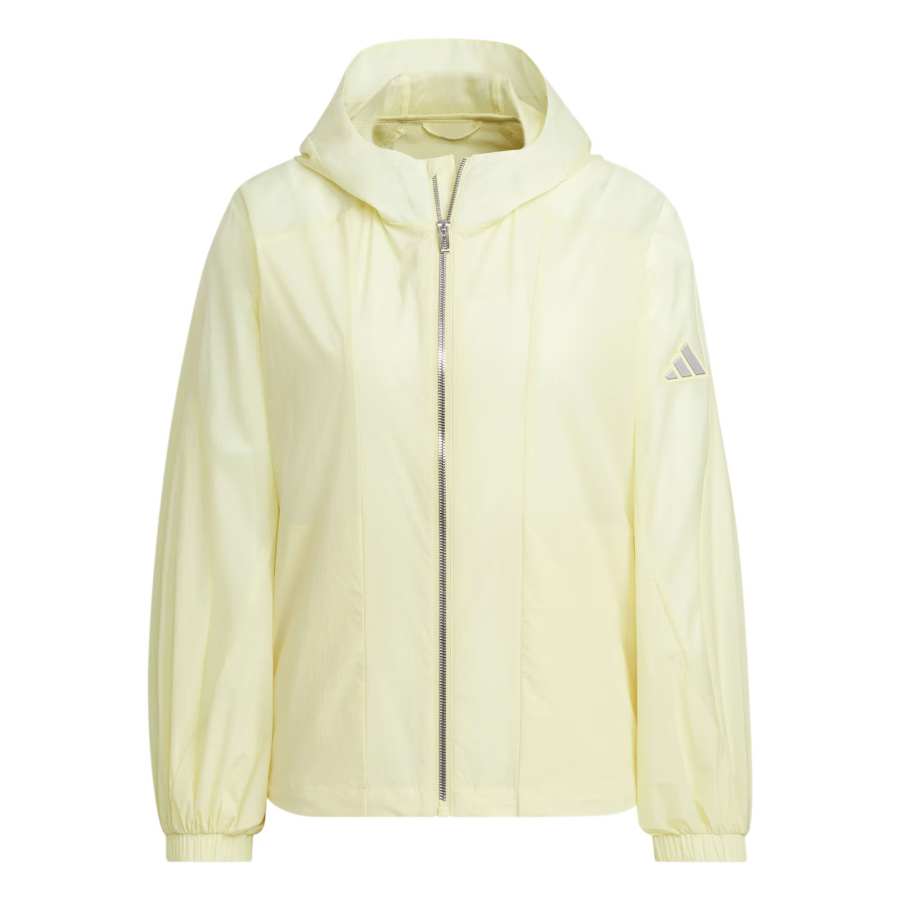 Adidas Adidas MODERN TECH WOVEN Jacket Women's Powder Yellow/Metallic Silver