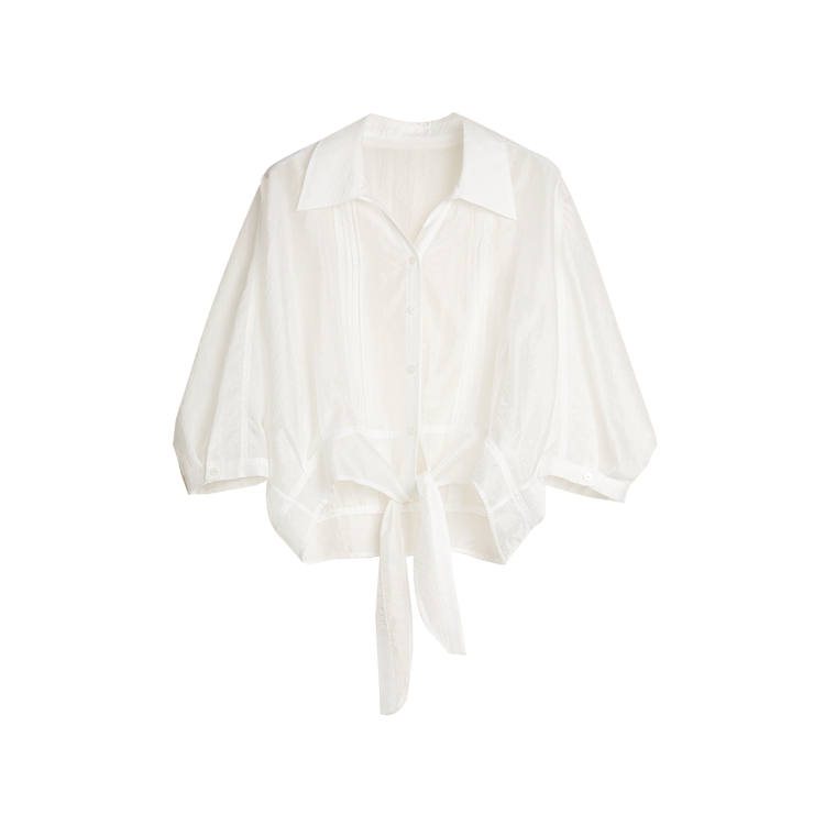 ELLE ELLE Shirts Women's Lapel Thin Shirt