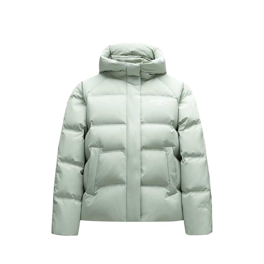 Anta Life Collection Down Jacket Women's Repairing Green