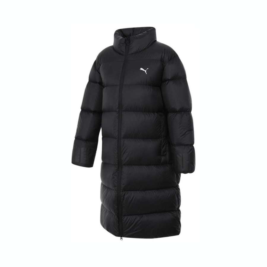 PUMA Down Jackets Women's Black Stand Collar Moderate