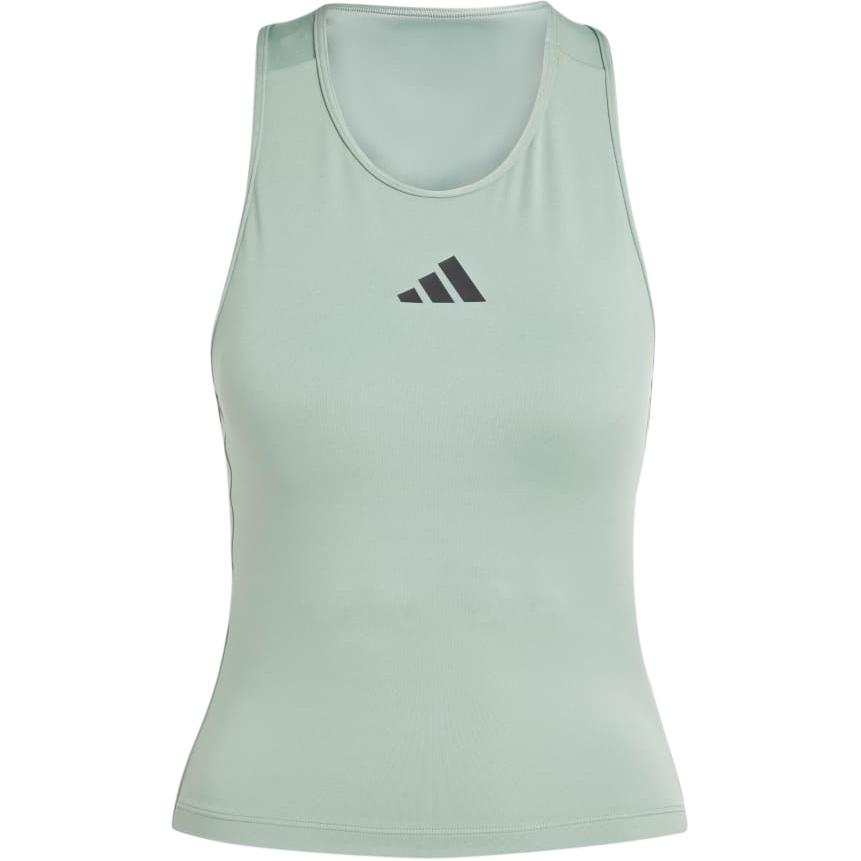 Adidas Adidas 3 StripesPower Tank Top Women's Silver Green
